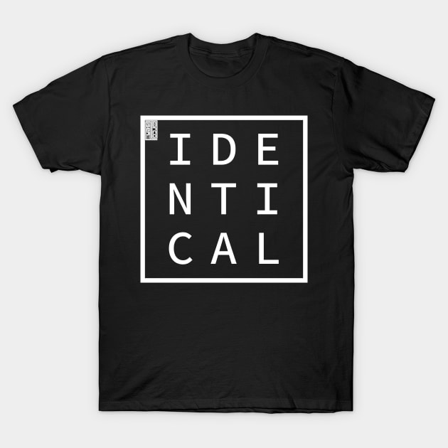 IDENTICAL Define Me Word Simple Classic Square Box T-Shirt by porcodiseno